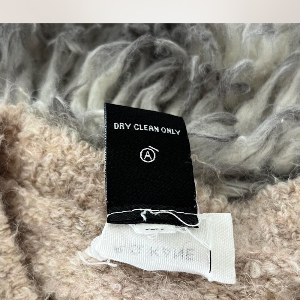 Oatmeal Fuzzy Crewneck Sweater - Picture 4 of 4